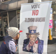 ELECTION 2025: NYC Early Voting: District 5 ALINA BONSELL 'VOTE NO TO ZOHRAN'