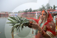 Chhath Concludes In Nepal With Offering To The Rising Sun