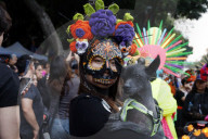 Mega Procession Of The Catrinas For The Day Of The Dead Celebration