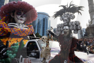 Mega Procession Of The Catrinas For The Day Of The Dead Celebration