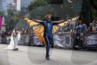 Mega Procession Of The Catrinas For The Day Of The Dead Celebration
