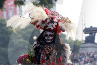 Mega Procession Of The Catrinas For The Day Of The Dead Celebration