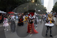 Mega Procession Of The Catrinas For The Day Of The Dead Celebration