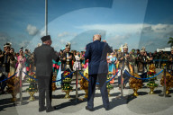 Trump dances at Kuala Lampur airport