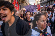 Student Strike In Barcelona And Other Spanish Cities Against Bullying