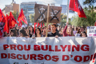 Student Strike In Barcelona And Other Spanish Cities Against Bullying