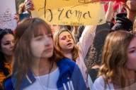 Student Strike In Barcelona And Other Spanish Cities Against Bullying