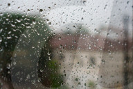 Cloudy Skies And Heavy Showers In Lisbon