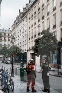 In Paris, A Man Commits Suicide By Jumping From A Rooftop. 