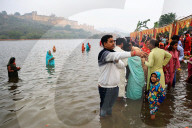 Last Day Of The Chhath Puja In Jaipur