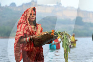 Last Day Of The Chhath Puja In Jaipur