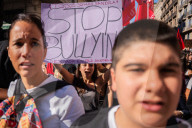 March Against Bullying In Spain