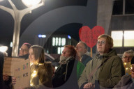 Protest Against Chancellor Merz " StadtBild" In Duisburg
