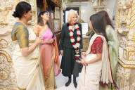 King Charles and Queen Camilla at Neasden Temple in London