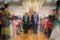 King Charles and Queen Camilla at Neasden Temple in London