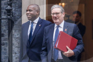 Prime Minister Kier Starmer Leaving For PMQs