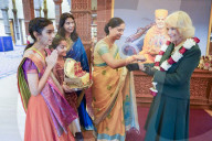 King Charles and Queen Camilla at Neasden Temple in London