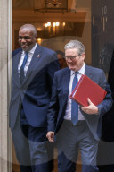 Prime Minister Kier Starmer Leaving For PMQs