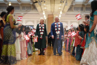 King Charles and Queen Camilla at Neasden Temple in London