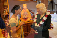 King Charles and Queen Camilla at Neasden Temple in London