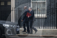 Prime Minister Kier Starmer Leaving For PMQs