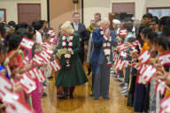 King Charles and Queen Camilla at Neasden Temple in London