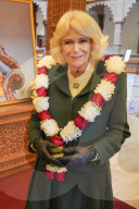 King Charles and Queen Camilla at Neasden Temple in London