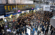 Waterloo Station very congested as thousands of commuters were delayed & trains cancelled because of signal failure in the Clapham Junction area. 
29th October 2025