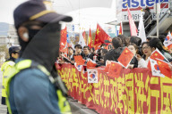 Trump In Asia 2025: Pro-China Supporters In Busan