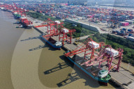 Nanjing Port Foreign Trade Containers