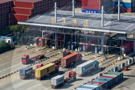 Nanjing Port Foreign Trade Containers