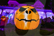 Houses In Celebration, Florida, Are Getting Ready For Halloween.