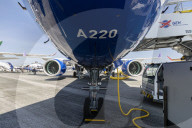 Paris Air Show 2025 - JetBlue Airbus A220