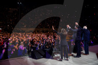 Zohran Mamdani campaign rally at Forest Hills stadium in Queens, New York