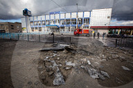 Russian Drone Attack On Sumy Train Station And Surrounding Area