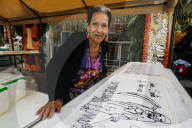 Annual Celebration Of Santa Muerte Day In Tepito