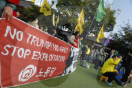 Anti-APEC Rally In Gyeongju