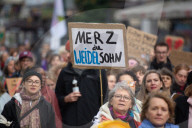 Protest Against Chancellor Merz " StadtBild" Immigration Policy Continues In Cologne