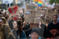 Protest Against Chancellor Merz " StadtBild" Immigration Policy Continues In Cologne