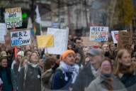 Protest Against Chancellor Merz " StadtBild" Immigration Policy Continues In Cologne