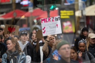 Protest Against Chancellor Merz " StadtBild" Immigration Policy Continues In Cologne