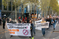 Protest Against Chancellor Merz " StadtBild" Immigration Policy Continues In Cologne