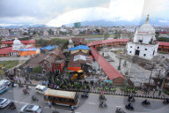 JCB Excavator Demolishes Illegal Structures On Heritage Land In Thapathali