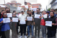 Youth Reformists Lock Nepali Congress Headquarters Gate Demanding Party Convention
