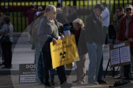 View Out Side The White House  Were Nuclear Protests 