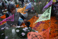 Day Of The Dead In San Andres Mixquic In Mexico