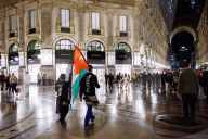 The Demonstration In Support Of The Global Sumud Flotilla After The Interception By The Israeli Army Off The Coast Of Gaza In Milan