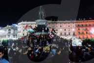 The Demonstration In Support Of The Global Sumud Flotilla After The Interception By The Israeli Army Off The Coast Of Gaza In Milan