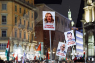 The Demonstration In Support Of The Global Sumud Flotilla After The Interception By The Israeli Army Off The Coast Of Gaza In Milan