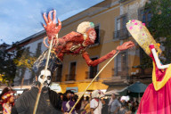 Day Of The Dead Parade In Mexico City